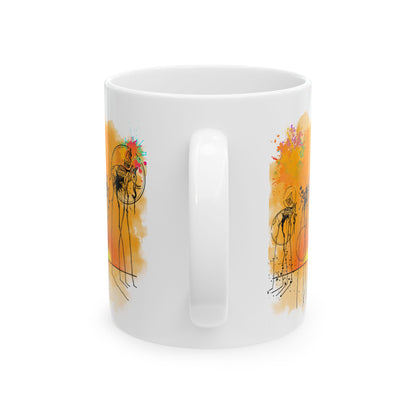 Surreal Dali Elephant Ceramic Mug – Salvador Dali Inspired Original Design Coffeemug