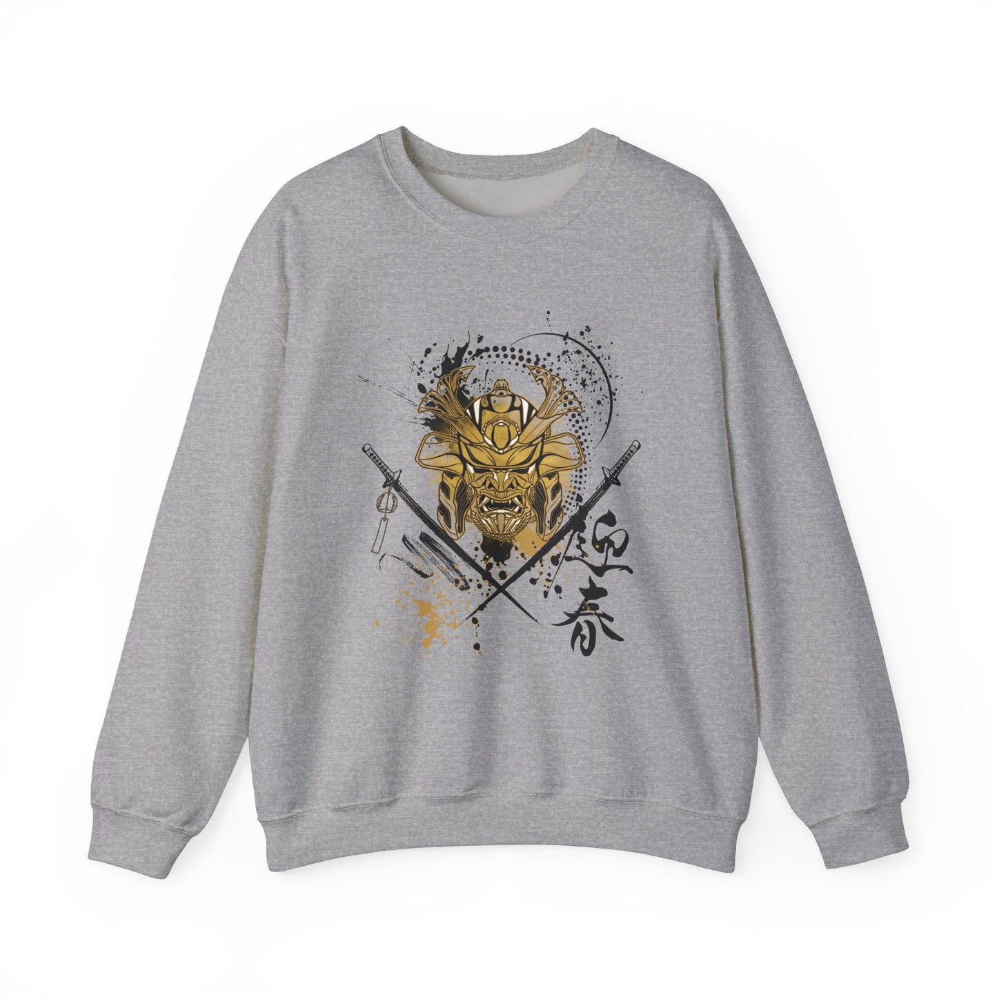 Warrior Spirit Unisex Softstyle Sweatshirt- Bold Samurai Warrior Design