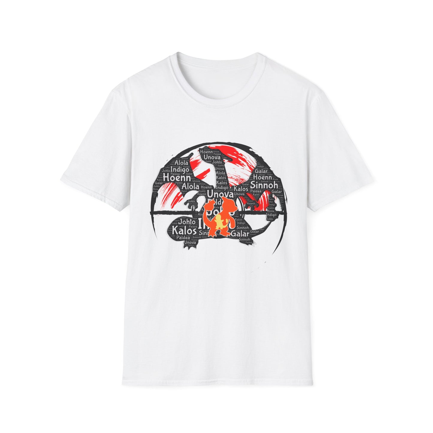 Pokemon Fire-type Evolution T-Shirt – Anime Gaming Edition