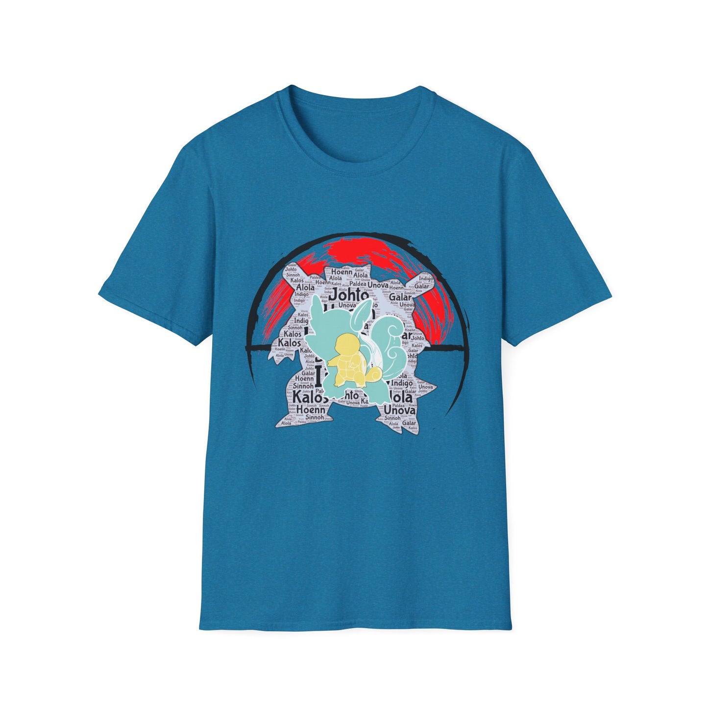 Water-Type Evolution T-Shirt – Anime Gaming Edition