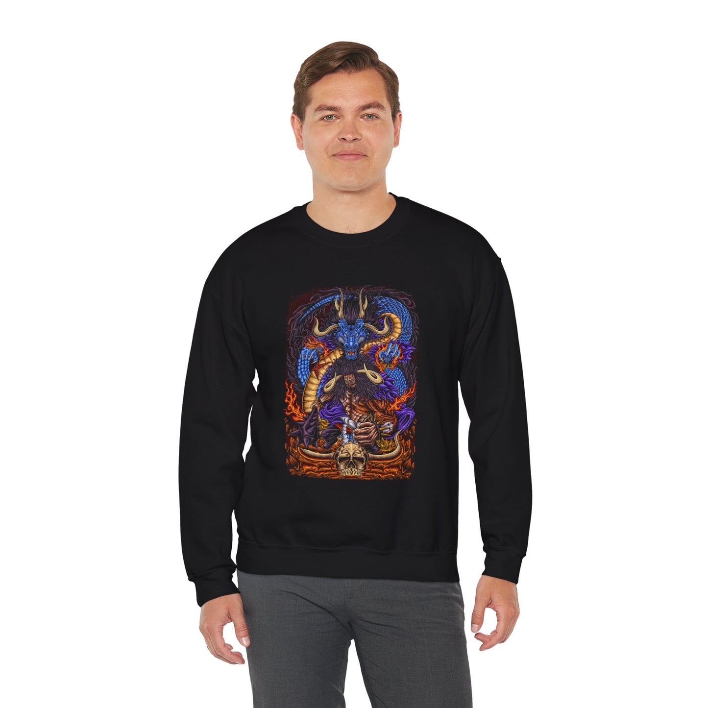 Kaido One Piece - Graphic Crewneck Sweatshirt - Unisex Heavy Blend™