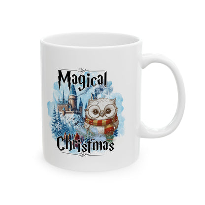 Harry Potter Christmas Mug | 11oz & 15oz Coffee Cup for Holiday Cheer