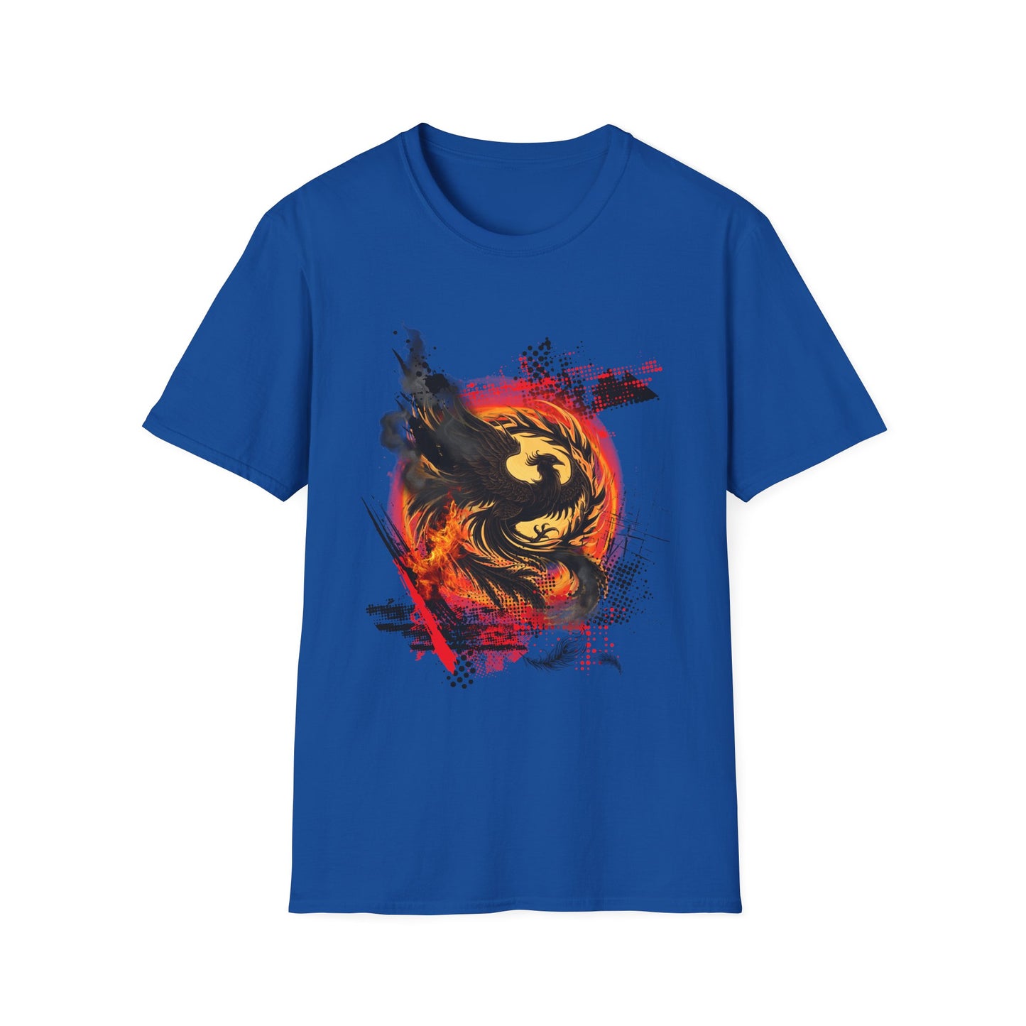 Dark Phoenix Unisex Softstyle T-Shirt | Bold Graphic Tee for Thrash Polka Lovers