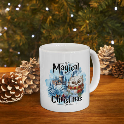 Harry Potter Christmas Mug | 11oz & 15oz Coffee Cup for Holiday Cheer