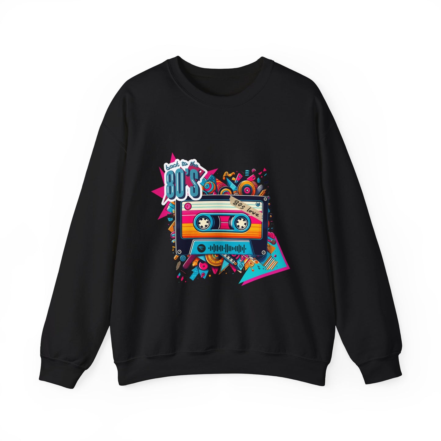 Retro 80s Music - Unisex Heavy Blend™ Crewneck Sweatshirt