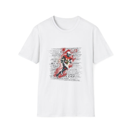 Kansas Chiefs T Grunge Unisex Softstyle T-Shirt - Design for Fans