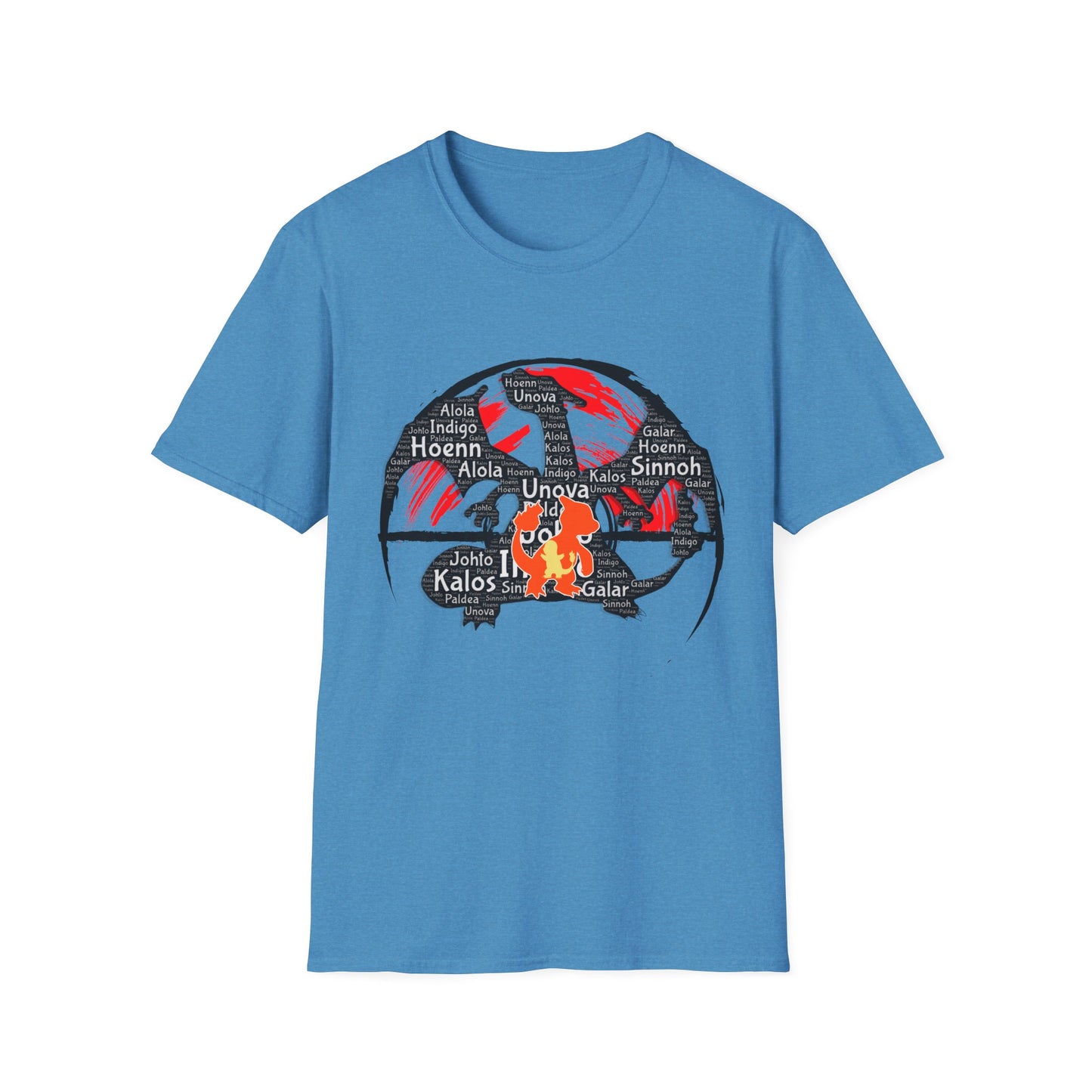 Pokemon Fire-type Evolution T-Shirt – Anime Gaming Edition