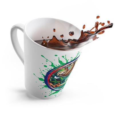 Charming Sloth Latte Mug – Tropical Vibes & Collectable CoffeeMug