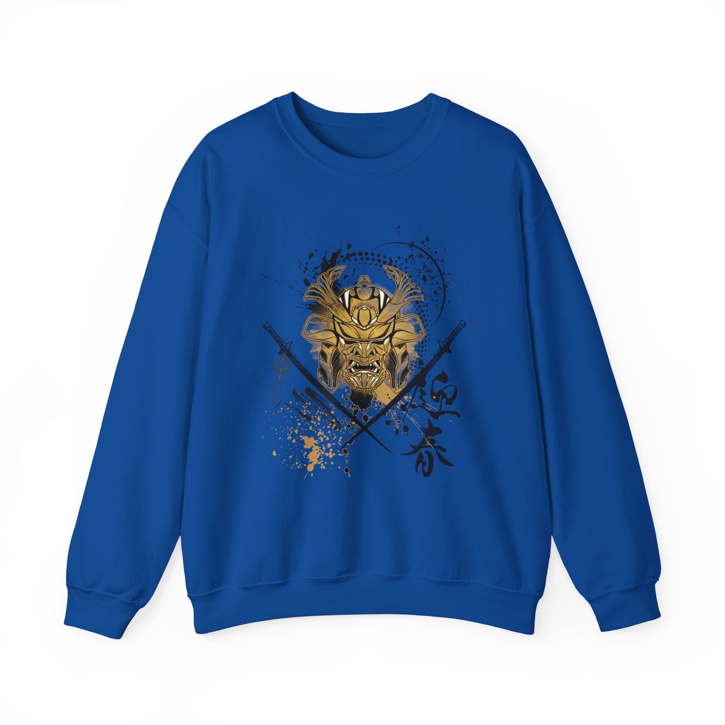 Warrior Spirit Unisex Softstyle Sweatshirt- Bold Samurai Warrior Design