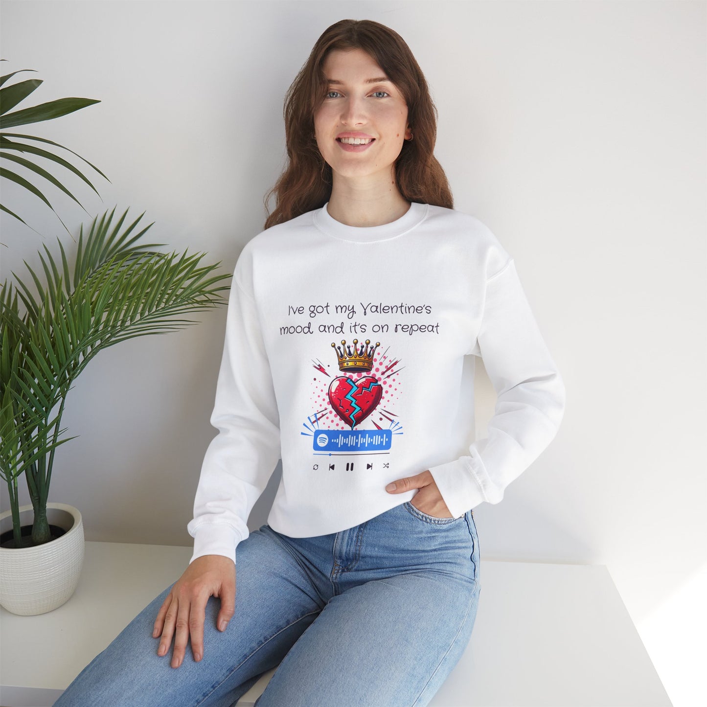 Valentine's Mood Sweatshirt - Unisex Heavy Blend™ Crewneck