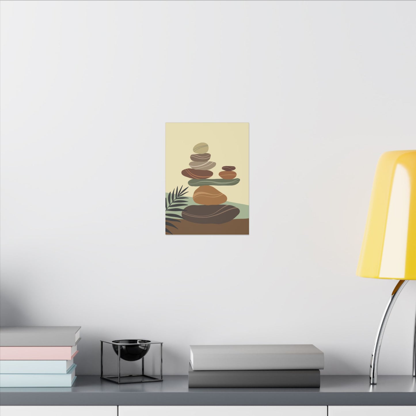 BohemianSerene Balance Canvas Art - Print for Tranquil Home Decor