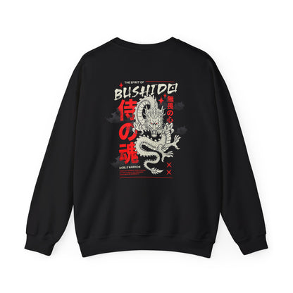 Bushido Spirit Dragon Crewneck Sweatshirt – Japanese Culture Inspired