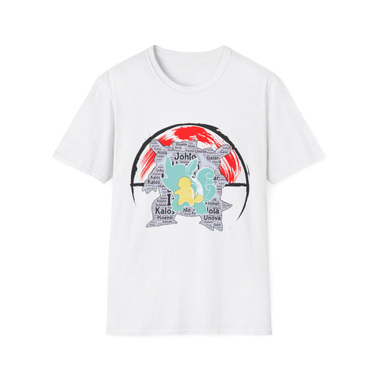 Water-Type Evolution T-Shirt – Anime Gaming Edition