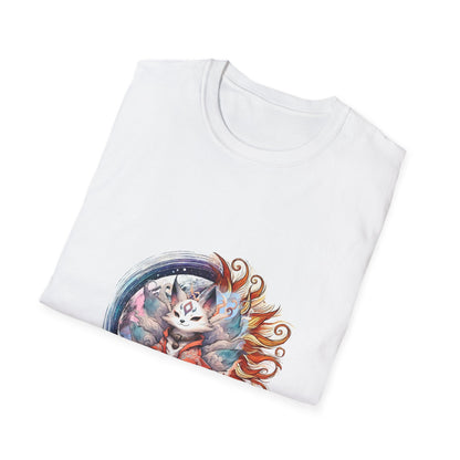 Kyubi Unisex T-Shirt with Moon and Sun Design