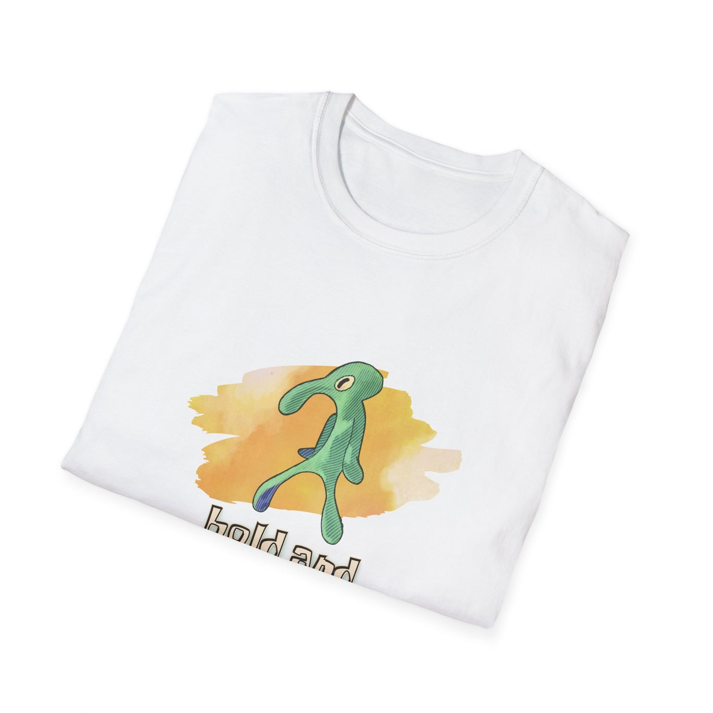 Squidward Art "Bold and Brash" Unisex Softstyle T-Shirt - Retro Cartoon Original Design Tee