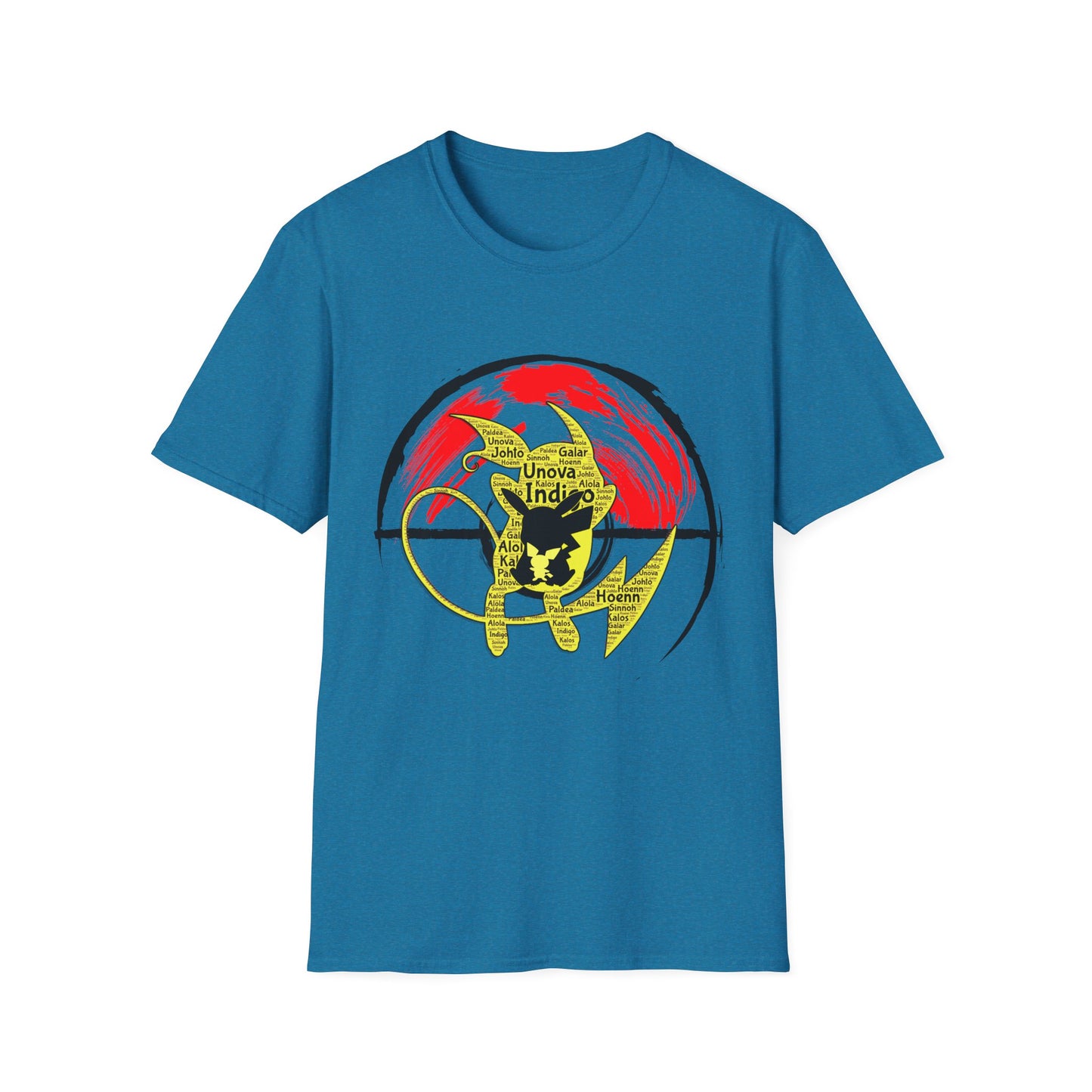 Pokemon Electric-type Evolution Unisex Softstyle T-Shirt