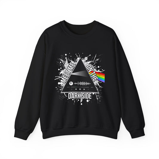 Pink Floyd "Meeting on the Dark Side" Graphic Crewneck Sweatshirt – A Tribute to Classic Rock