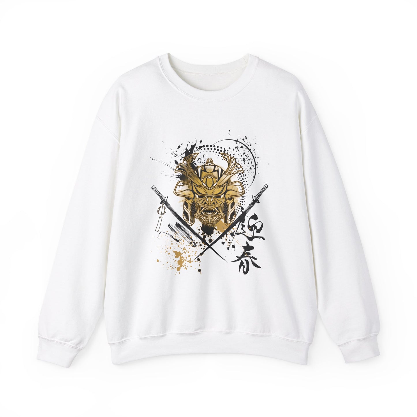 Warrior Spirit Unisex Softstyle Sweatshirt- Bold Samurai Warrior Design