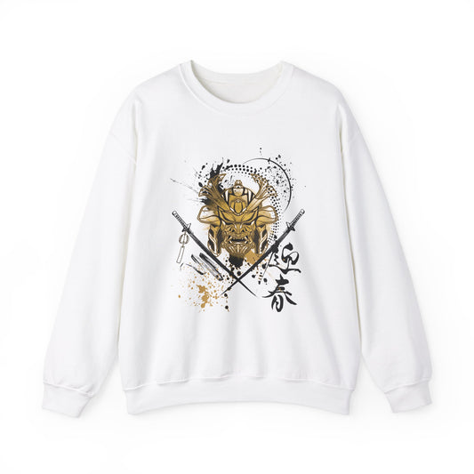 Warrior Spirit Unisex Softstyle Sweatshirt- Bold Samurai Warrior Design