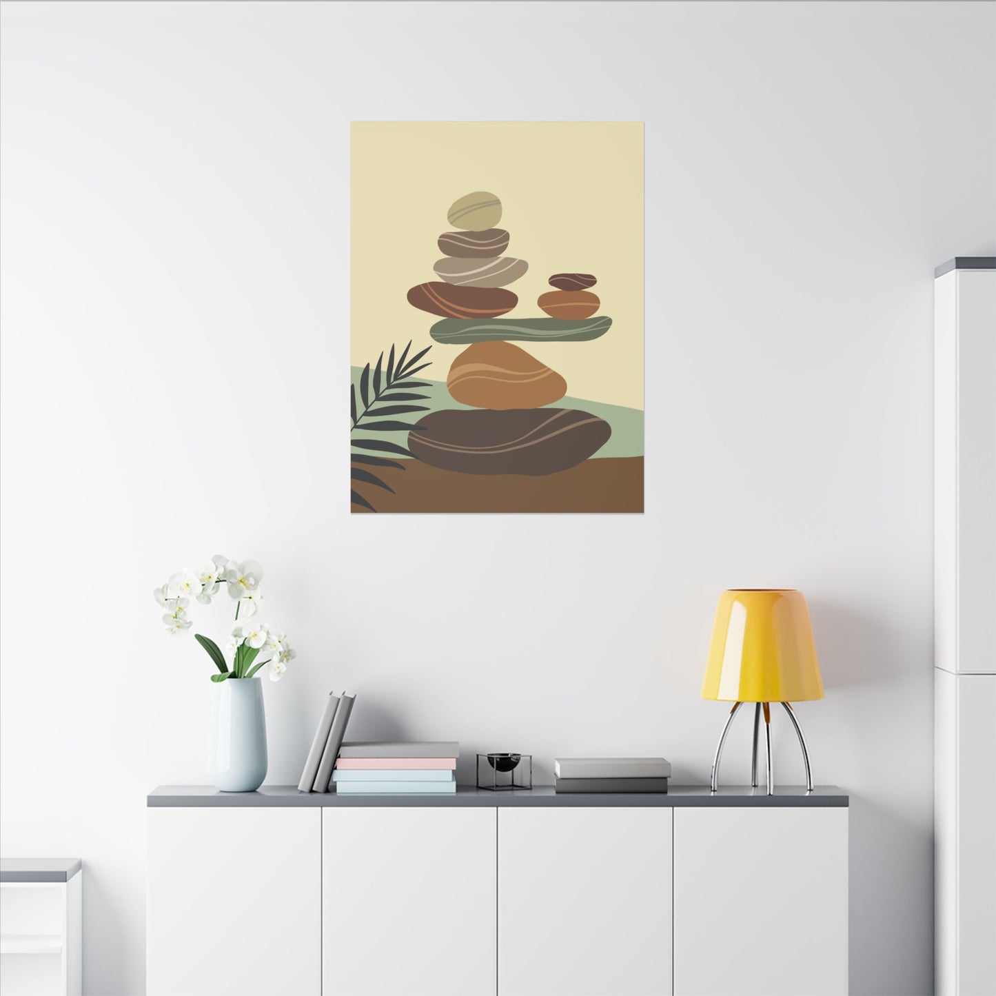 BohemianSerene Balance Canvas Art - Print for Tranquil Home Decor