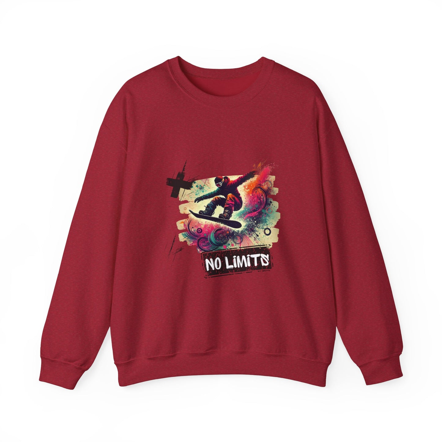 Snowboard Crewneck Sweatshirt – Unisex Heavy Blend for extremesports & snow sports