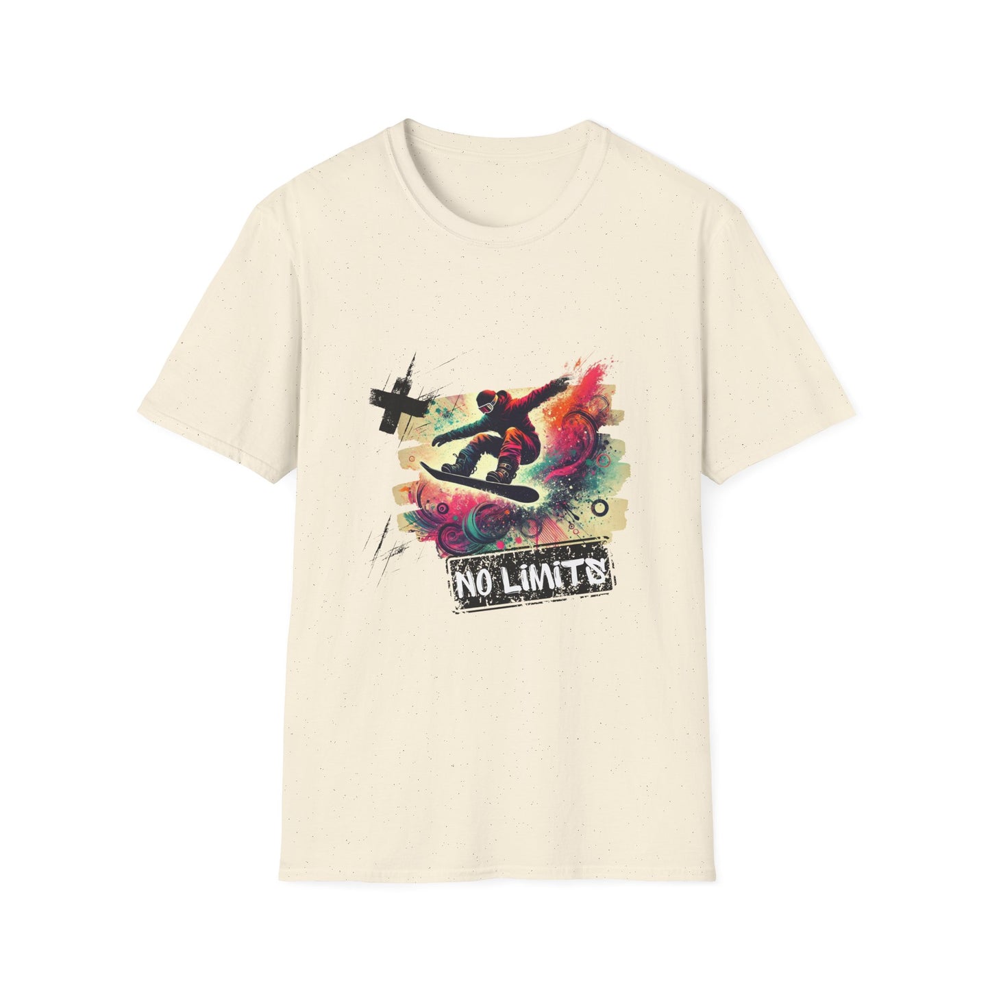 Unisex Softstyle Snowboarder T-Shirt – Bold Winter Sport Graphic Tee