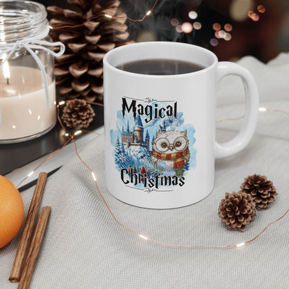 Harry Potter Christmas Mug | 11oz & 15oz Coffee Cup for Holiday Cheer