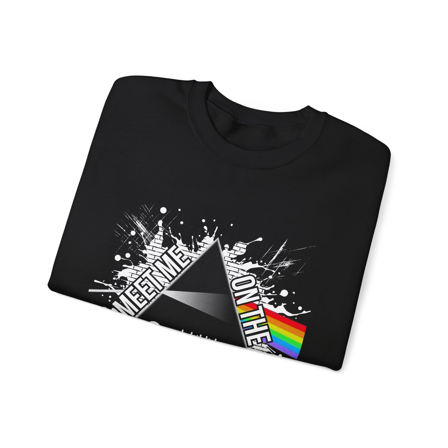 Pink Floyd "Meeting on the Dark Side" Graphic Crewneck Sweatshirt – A Tribute to Classic Rock