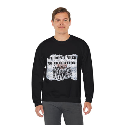 Pink Floyd Crewneck Sweatshirt - Another Brick in the Wall Tribute