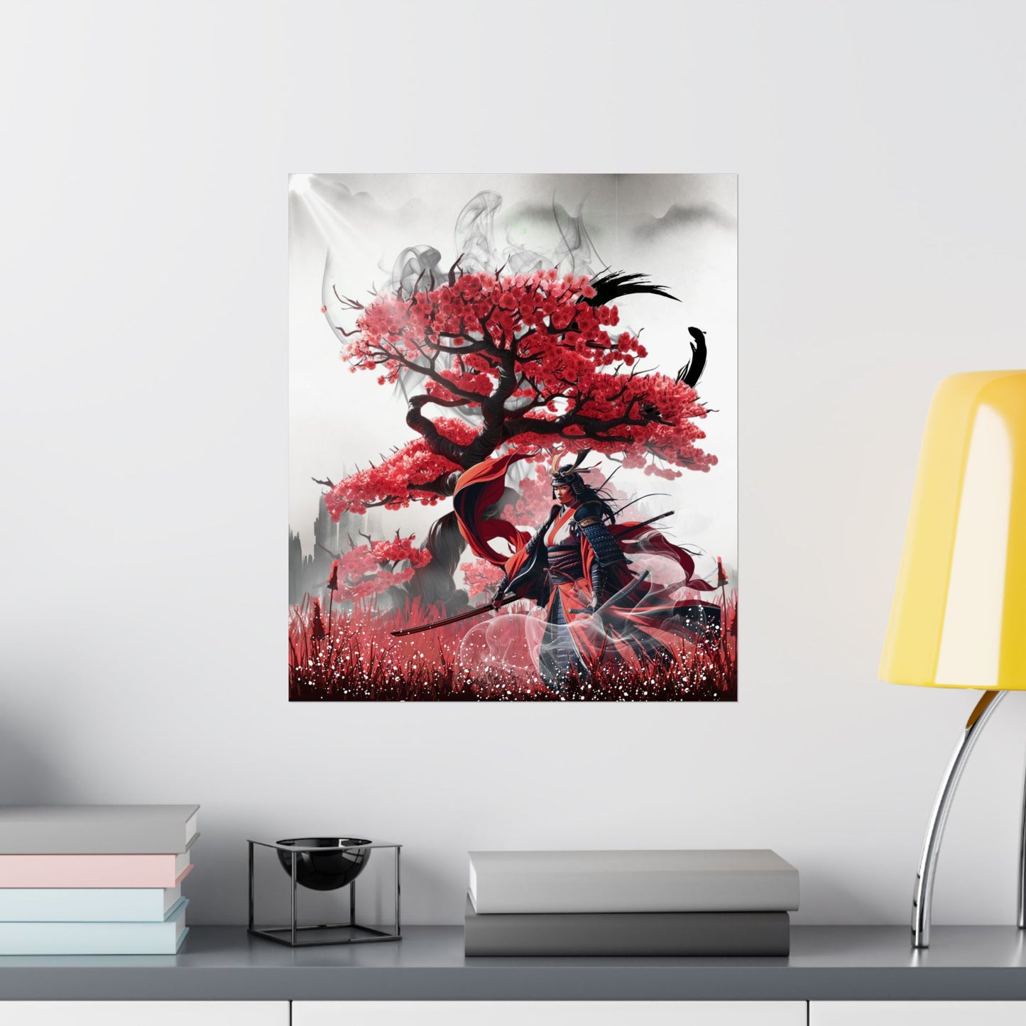 Samurai warrior matte vertical poster, featuring Japanese art and the Bushido philosophy. This canvas wall art adds elegance and personality to any room, ideal for modern, minimalist, or eclectic decor. Perfect for gifting during holidays, housewarmings, or special occasions, it’s a thoughtful present for art enthusiasts and samurai culture lovers.