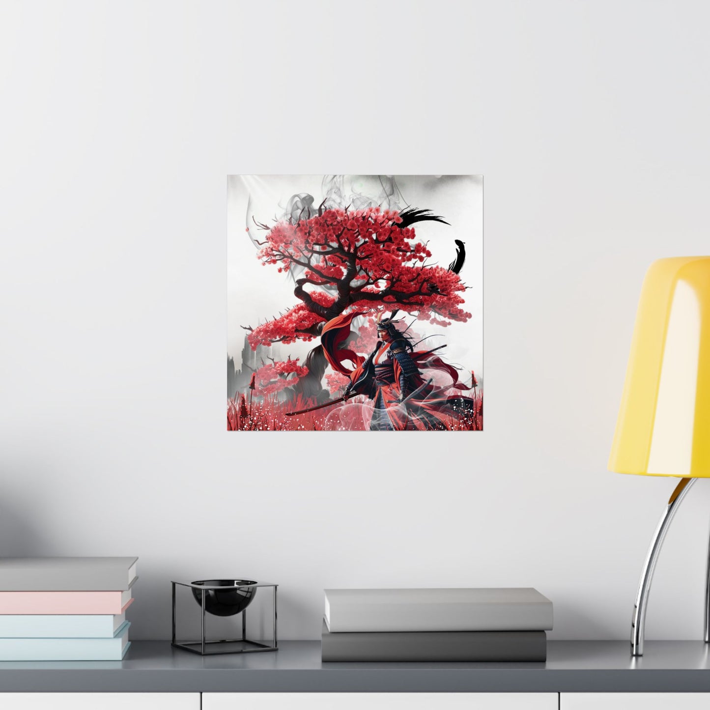 Samurai warrior matte vertical poster, featuring Japanese art and the Bushido philosophy. This canvas wall art adds elegance and personality to any room, ideal for modern, minimalist, or eclectic decor. Perfect for gifting during holidays, housewarmings, or special occasions, it’s a thoughtful present for art enthusiasts and samurai culture lovers.